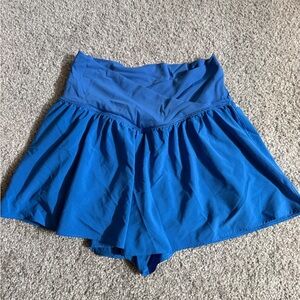 Aerie Offline Women's Blue High-Waisted Shorts